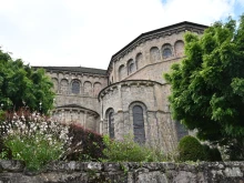 Solignac Abbey in west-central France.
